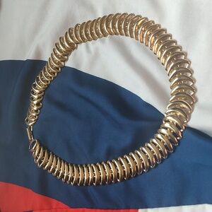 Gold Coil Necklace